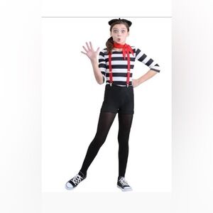 Cute black and cream, striped banana republic shirt. Mime costume.  Small